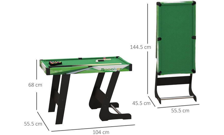 Image 18: HomCom Football Mini Indoor Gaming Table 