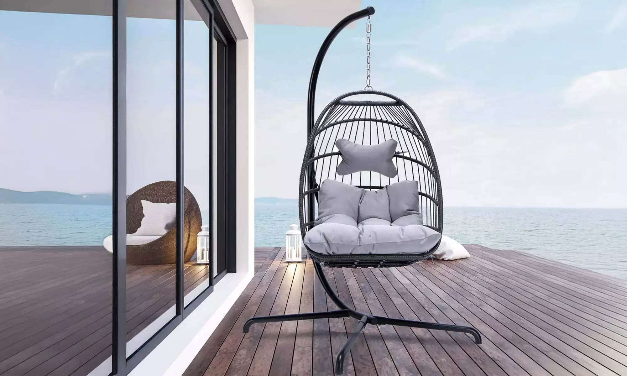 Sedia a dondolo sospesa Annette