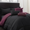 Image 4: Hotel New York Reversible Solid Comforter Set (8- or 10-Piece)