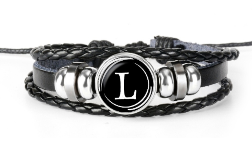 Image 13: Bracelet initiale pour homme