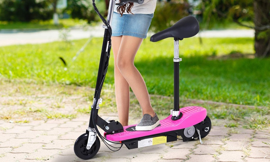 Image 20: HomCom Kids' E-Scooter