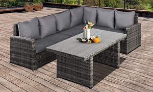 Outsunny Rattan-Effect Outdoor Furniture Set