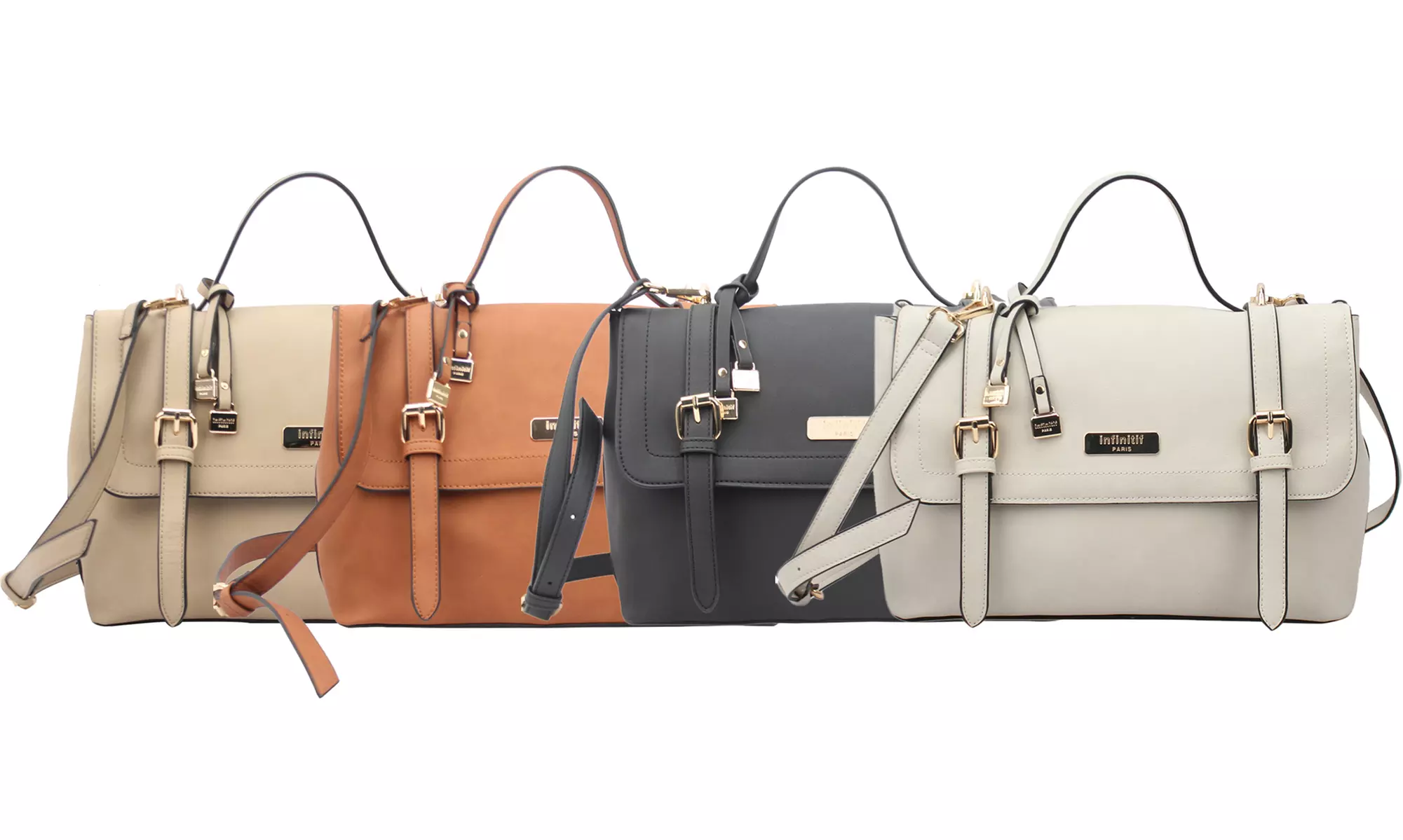 Sac à main style cartable modèle "Orchis" de Infinitif, pour femme - Primary Image