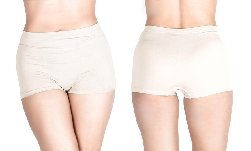 Image 5: One, Three or Six Pairs of Women's High Waist Boxer Shorts