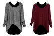 One or Two Oversized Pullover with Tank Top - Image 3