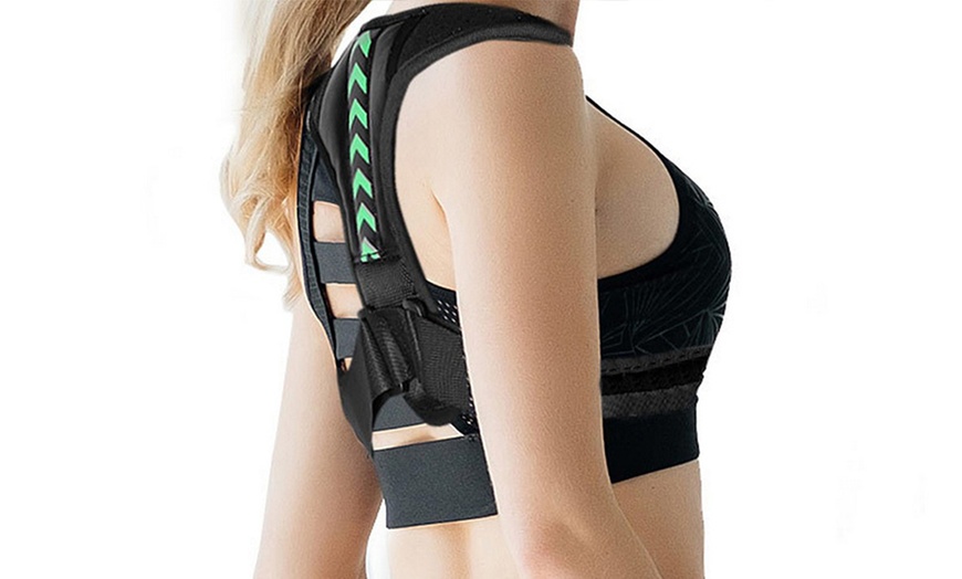 Image 7: Unisex Back Shoulder Posture Corrector Belt 