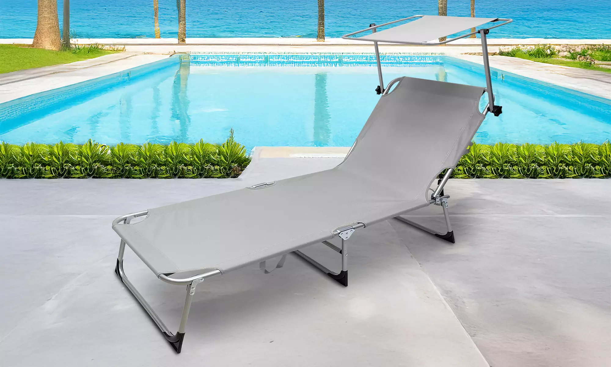 2 Sonnenliegen „Malta“ oder „Gallipoli“