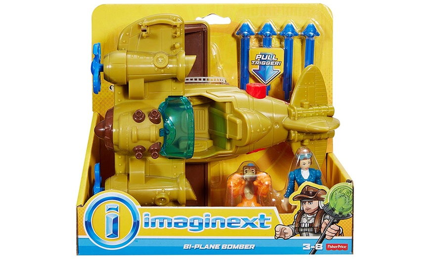 Image 12: Fisher-Price Imaginext Plane Toy