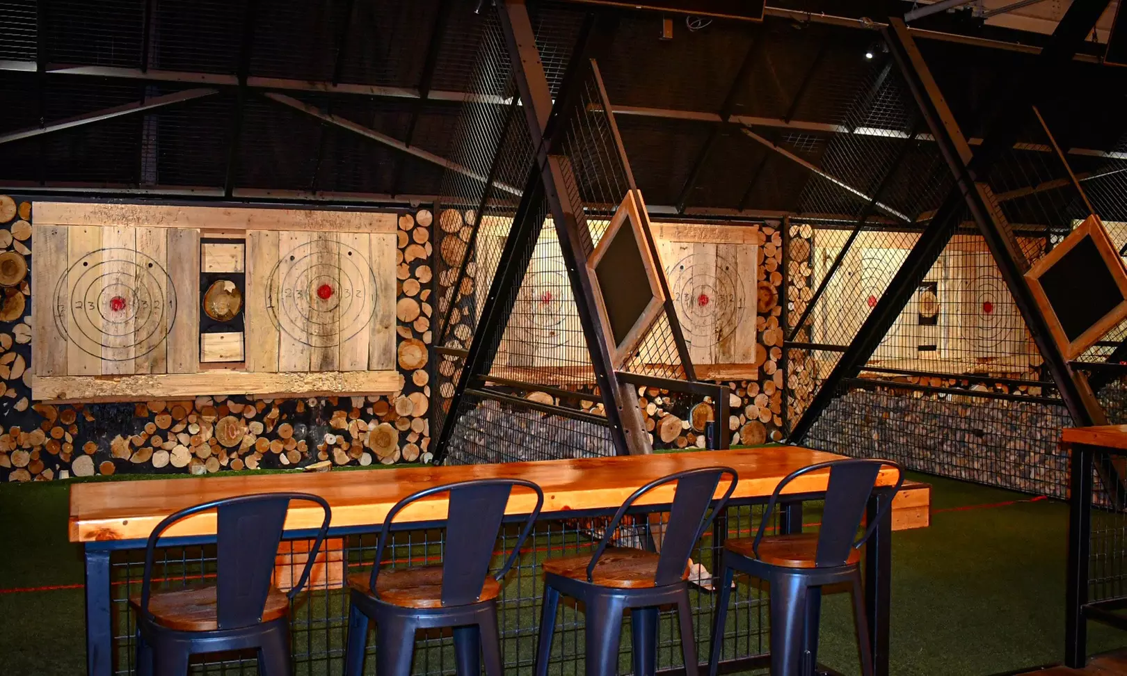 One-Hour Axe Throwing for Two to Twelve People or Bowling for up to Five People at Axe Social (Up to 50% Off) - Primary Image