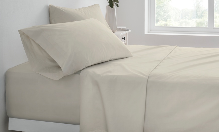 Image 11: Extra-Deep Fitted Sheet or Pillowcases