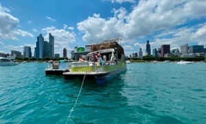 Unwind any day on Tiki Boat Cruise in the heart of Chicago River