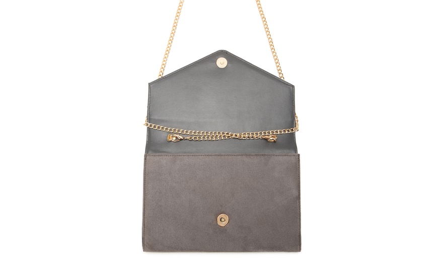 Image 16: Sac à main à pochette en cuir synthétique