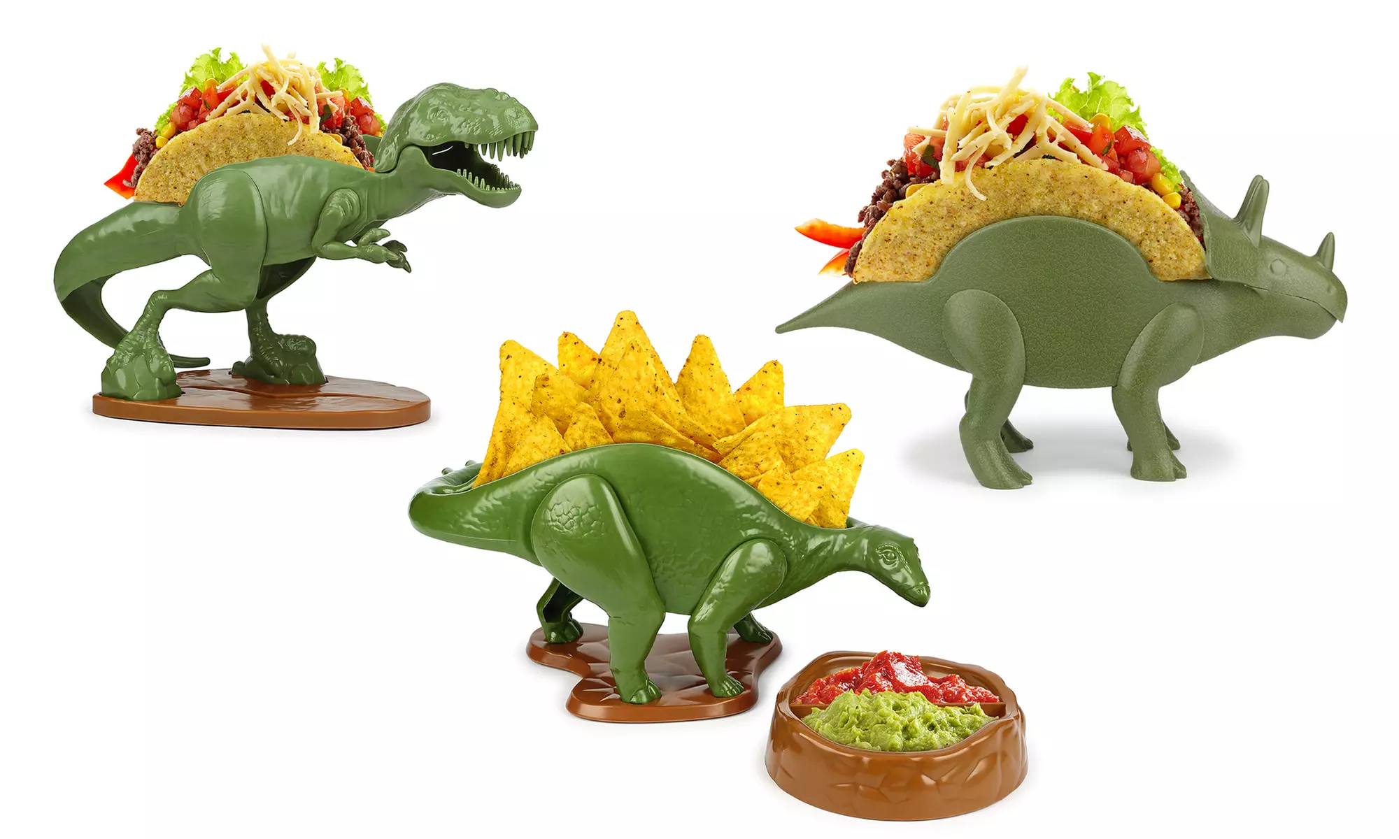 Taco Holder or Snack and Dip Bowl Set (1- or 2-Piece) - Primary Image