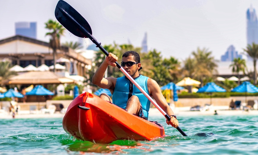 Image 1: One-Hour Paddleboard or Kayak Rental at Sea Riders