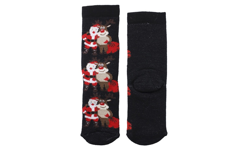 Image 3: 6 ou 12 paires de chaussettes de Noël