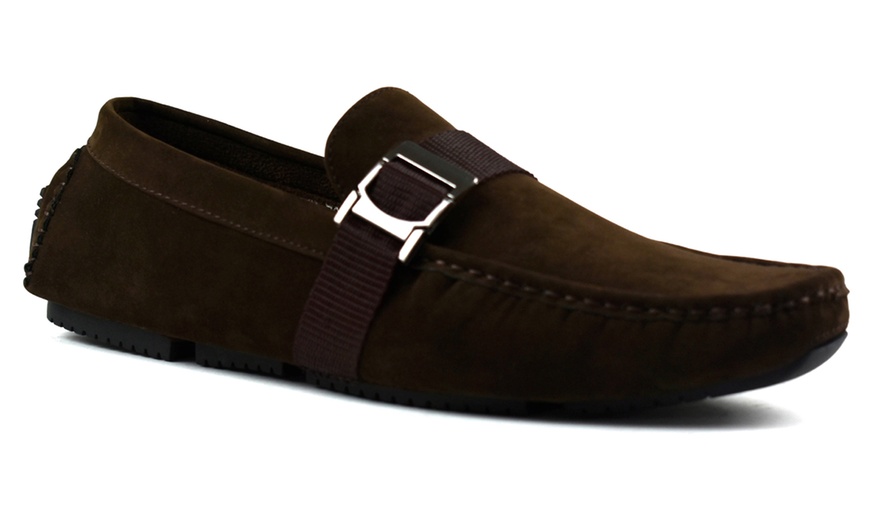 Image 7: Boys' Faux Suede Slip-On Loafers