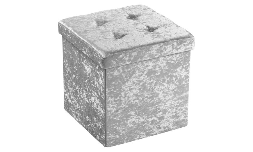 Image 8: Foldable Ottoman Storage Box