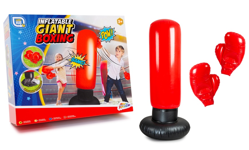 Image 2: Inflatable Boxing Set