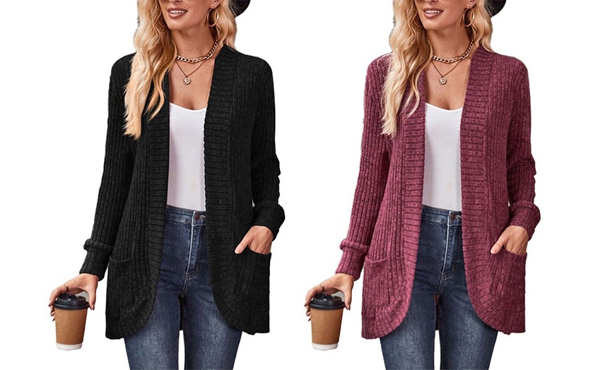 Image 14: Cardigan en tricot 