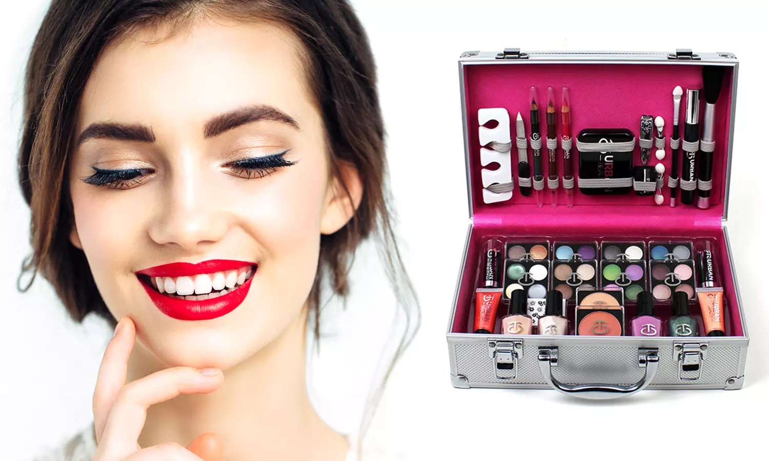 Coffret beauté avec 60 produits de maquillage inclus - Primary Image