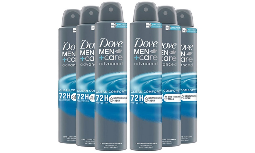 Image 12: 3, 6 or 12 Dove Anti-Perspirant Men+Care Advanced Deodorants 200ml