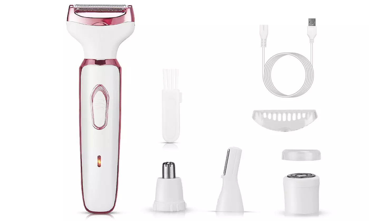 iMounTEK Women's 4-In-1 Electric Shaver Cordless Hair Trimmer Razors for Shaving