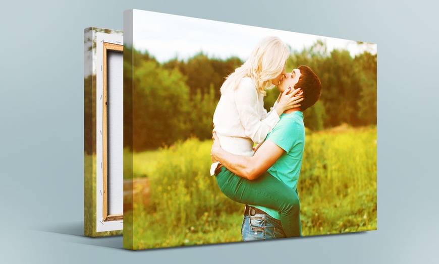 Image 2: Personalised Photo Canvas Prints 