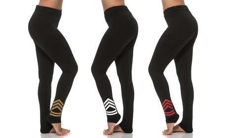 Women's Military-Print Moisture-Wicking Active Leggings (3-Pack)