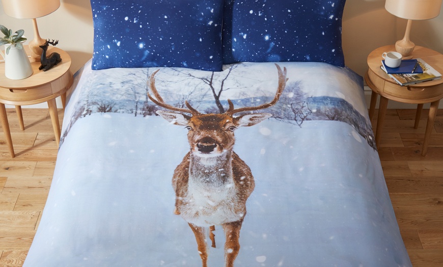 Image 3: Winter-Style Duvet Cover Set