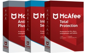 McAfee AntiVirus Range for One Year