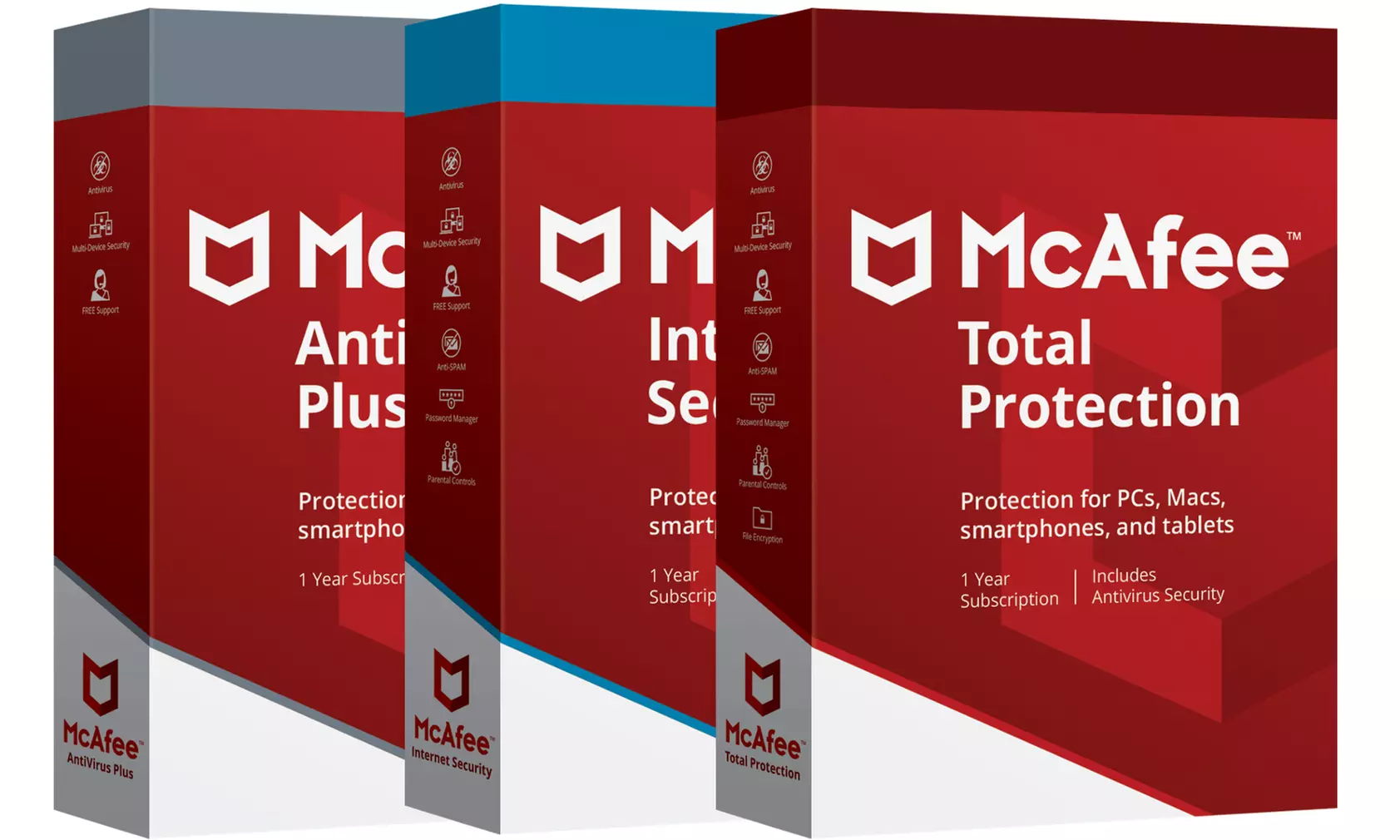 McAfee AntiVirus Range for One Year - Primary Image