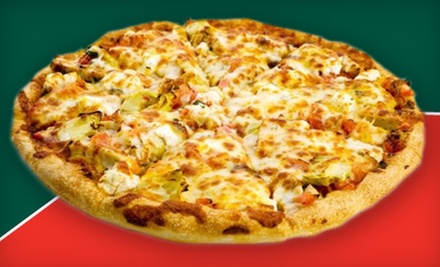 $10 for $20 Worth of Pizza and Calzones from Sarpino's Pizzeria in St. Charles - Primary Image