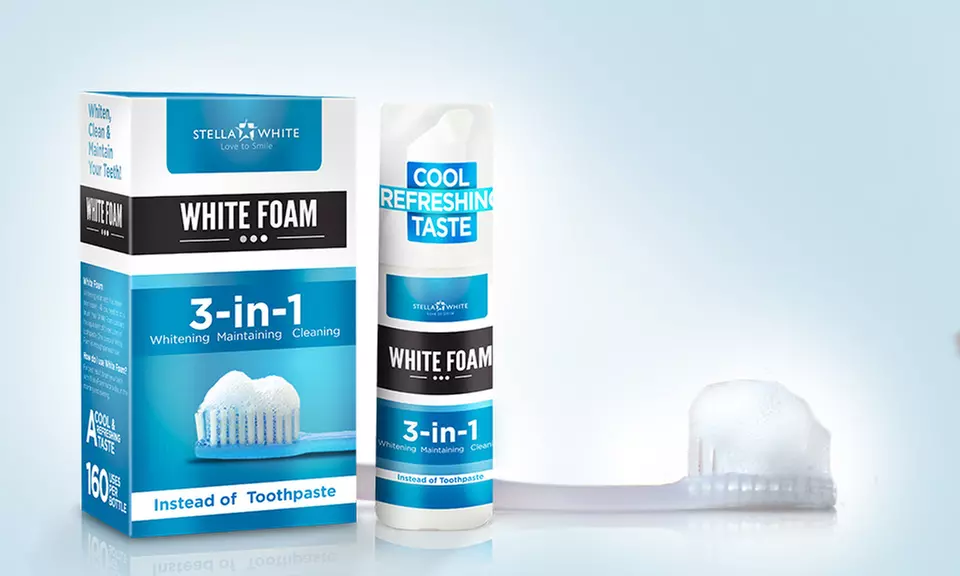 1x, 2x oder 5x Whitening-Schaum für die Zähne - Second Medium