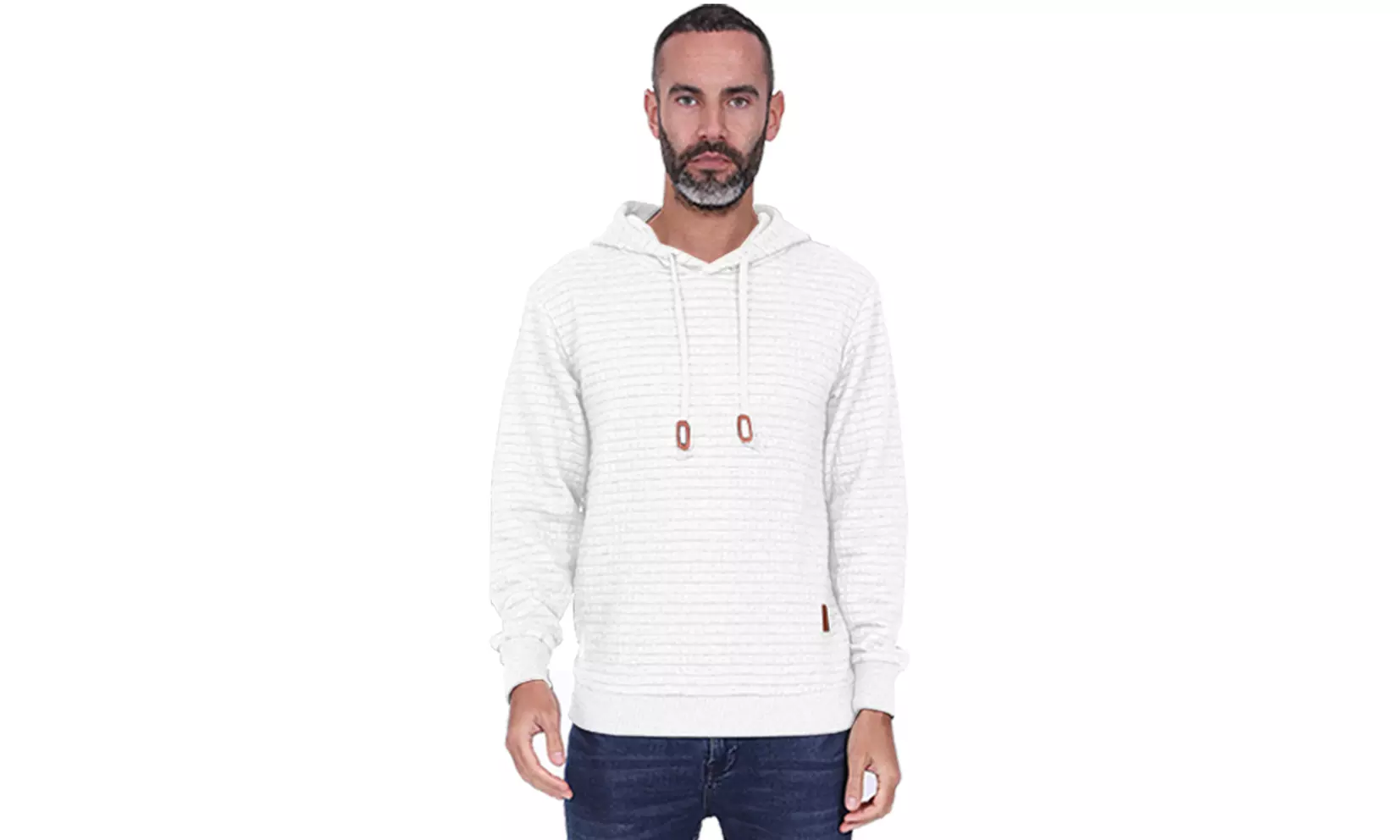 Blu Apparel Nathan Textured Hoodie