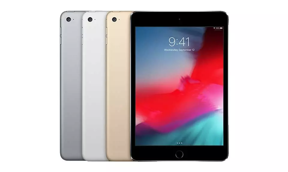 Apple iPad Mini 4 WiFi 7.9" Tablet with MFI Certified Lightning Cable and UL Certified Plug (Refurbished A-Grade) - Primary Image