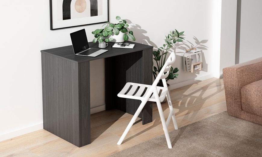 Image 30: Extendable Console Table for 8 Diners