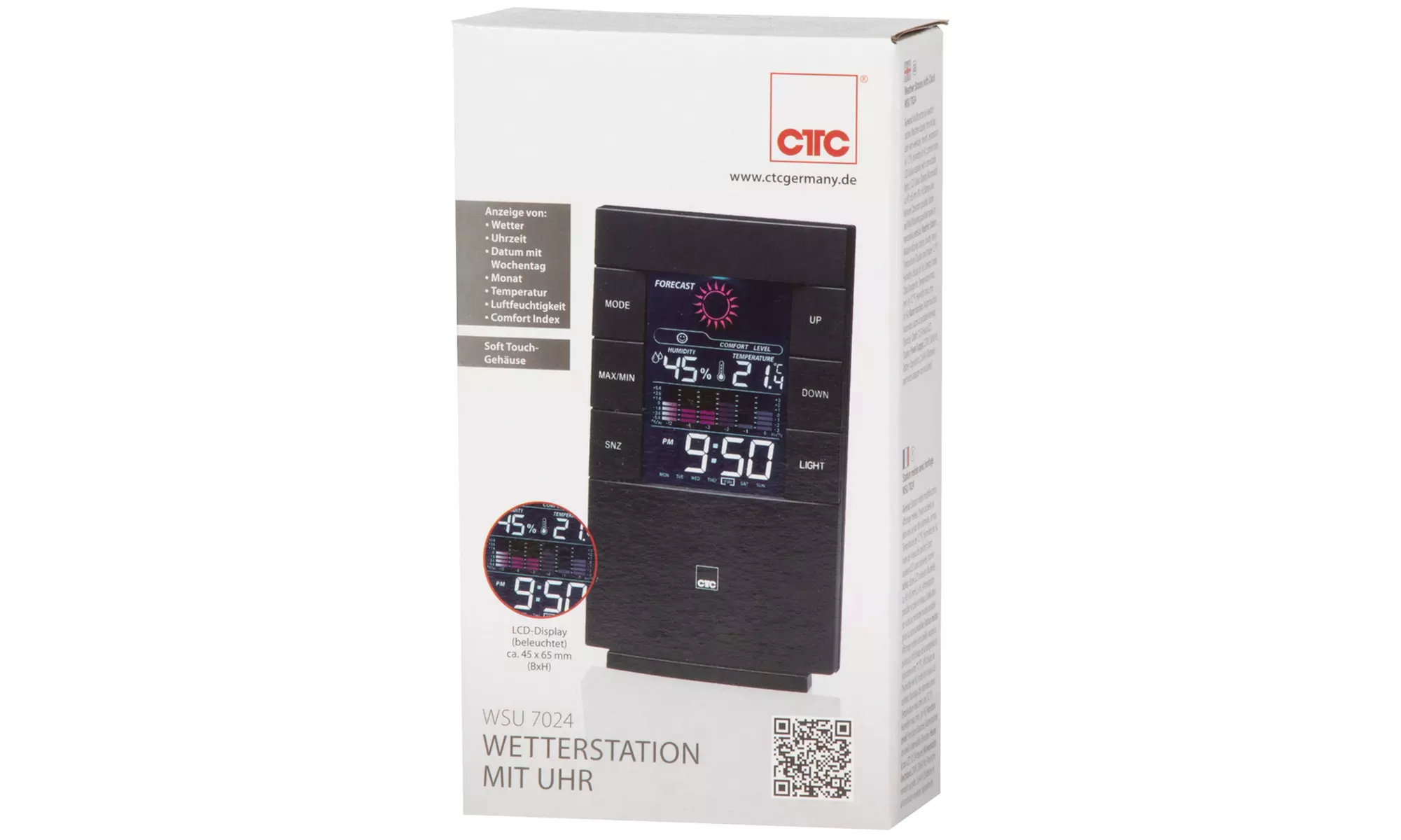 Station météo multifonctionnelle Clatronic - Second Medium