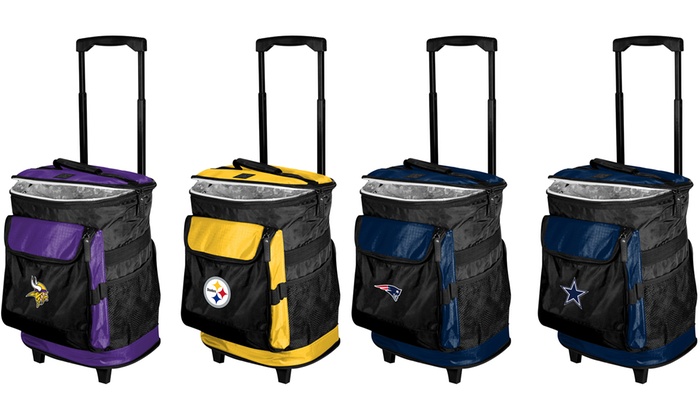 Logo Brands NFL 48-Can Rolling Cooler | Groupon