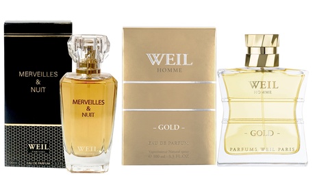 Eau de parfum Merveilles & Nuit Weil 100 ml et/ou eau de parfum Gold Weil 100 ml