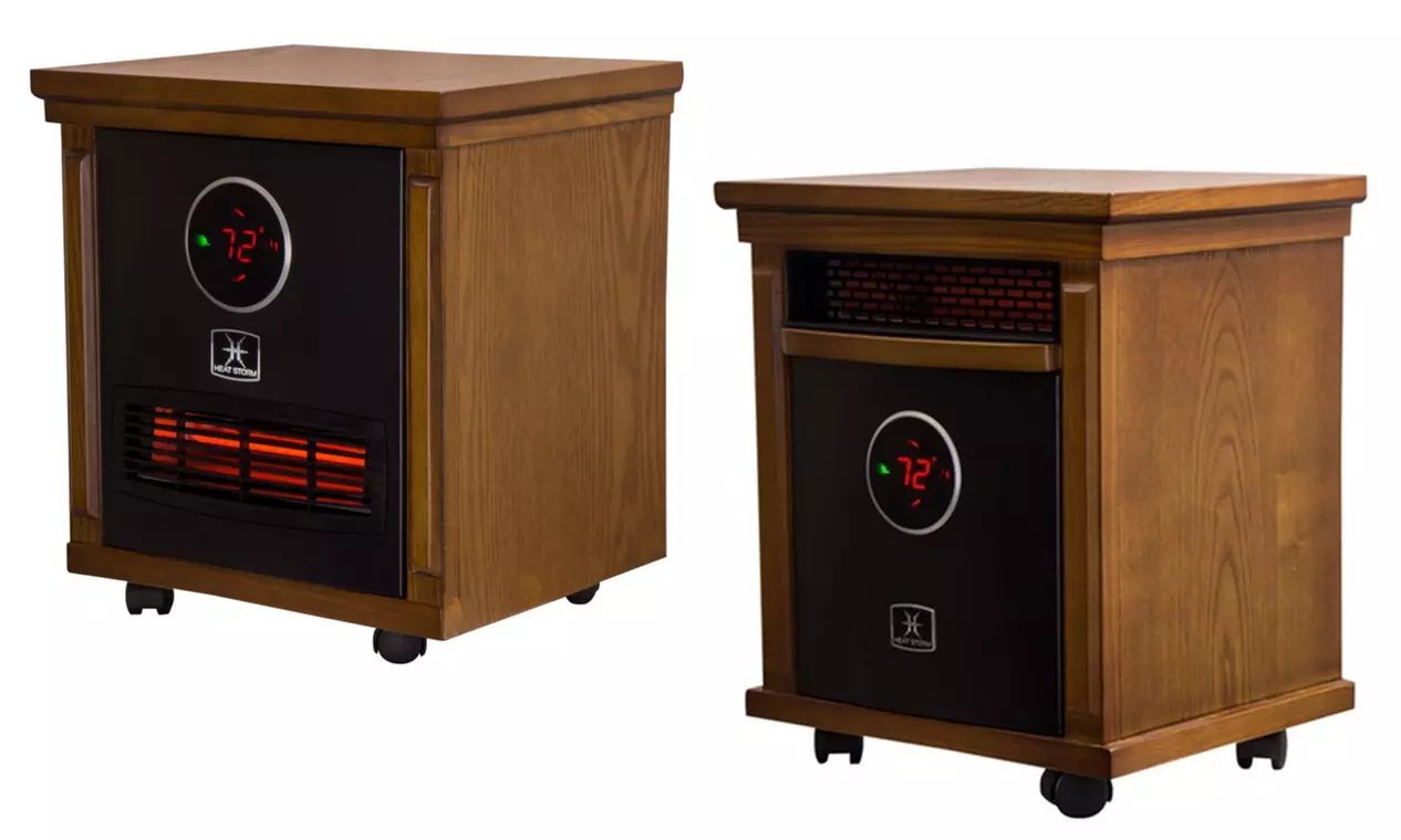 Heat Storm Smithfield Classic or Deluxe 1,500-Watt Infrared Quartz Portable Heater with Thermostat and Over Heat Sensor - Primary Image