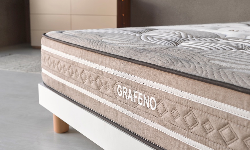 Image 6: Colchón visco grafeno con almohada viscoelástica 