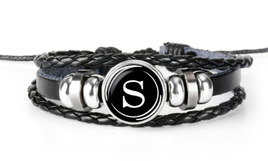 Image 20: Bracelet initiale pour homme