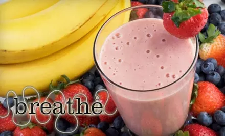 $5 for $10 Worth of Organic Fare and Drinks at Breathe - Primary Image