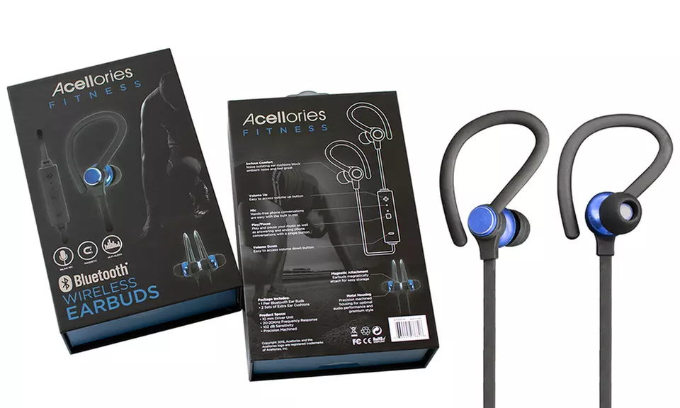 Acellories BTH300 Bluetooth Wireless Sports Earbuds with Inline Mic - Second Medium