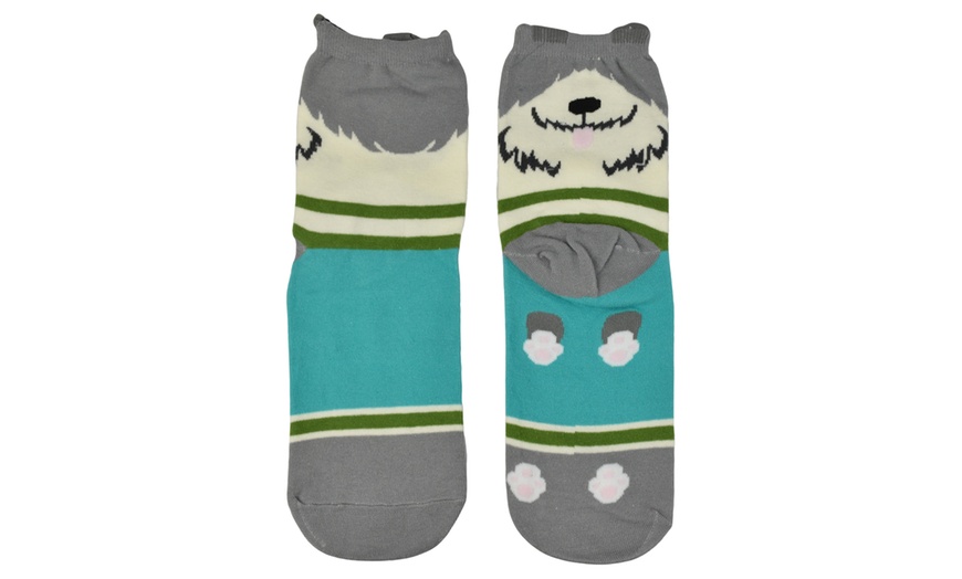 Image 4: Women's Funny Dog-Themed Socks