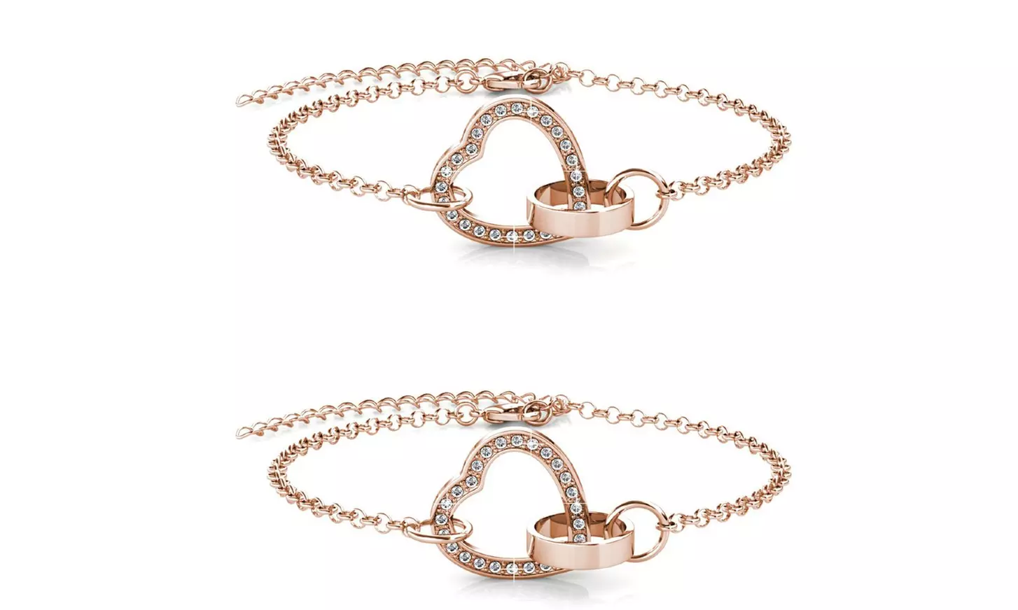 Locked Heart Bracelet Chain Bracelet