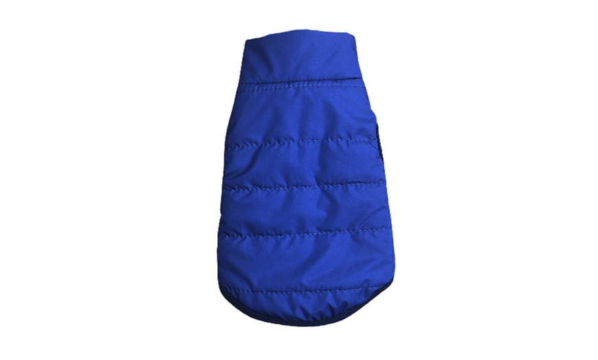 Image 8: Warm Lined Dog Coat Winter Jacket