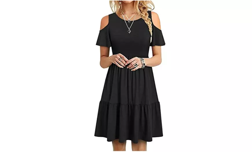 Image 3: Jurk met open schouders