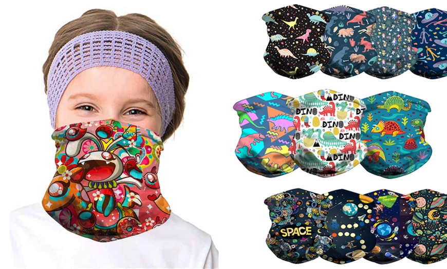 Image 1: Kids' Bandana Face Mask