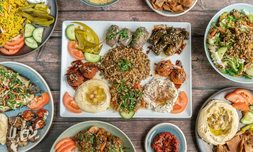 Image 1: Veganer, syrischer Tapas-Teller für 2 oder 4 Pers. / syrischer Salat